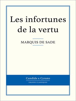 cover image of Les infortunes de la vertu